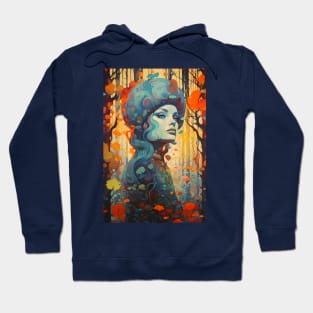 Trippy Female Portrait Hoodie